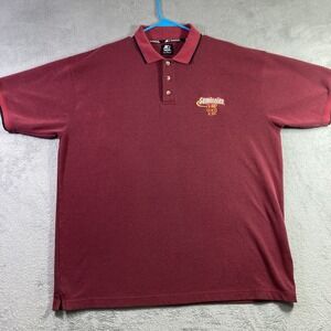 Team Starter Florida State Polo Shirt Men XL Seminoles Embroidered Cotton Blend